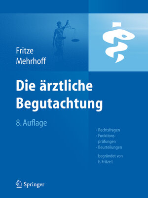 cover image of Die Ärztliche Begutachtung